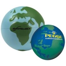 Antiestrés con forma de globo de la tierra Antiestrés con forma de globo de la tierra