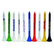 Tees de madera de 7 cm 18 colores diferentes personalizado Tees de madera de 7 cm 18 colores diferentes personalizado