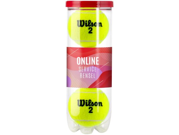 Pack pelotas de tenis Wilson personalizado