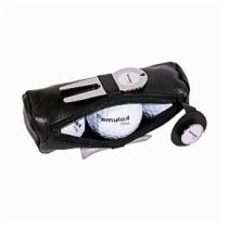 Bolsa de cuero pelotas de golf personalizada Bolsa de cuero pelotas de golf personalizada