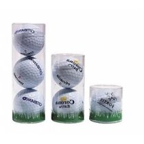 Cilindros de plástico pelotas de golf personalizado Cilindros de plástico pelotas de golf personalizado
