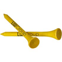 Tees de golf bambú y formato de 7 cm de colores variados