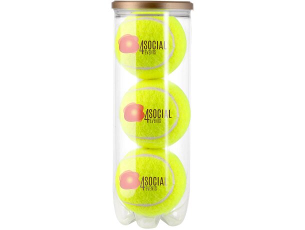 Pack pelotas de tenis personalizado