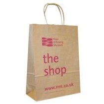 Bolsa para regalo y compras de papel de gran calidad marron Bolsa para regalo y compras de papel de gran calidad marron