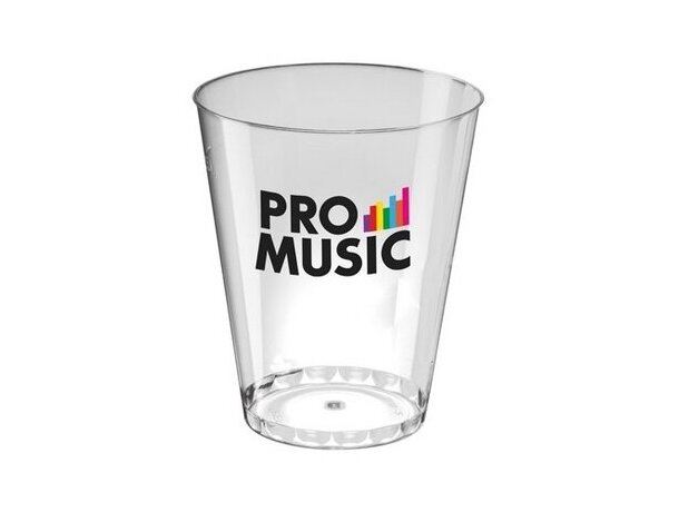 Vaso grabado de plástico rígido grande
