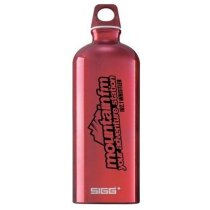 Botella reutilizable de aluminio personalizada roja