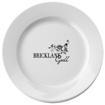 Plato bambú natural Chinnamanur 23 cm acabado liso