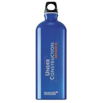 Botella de aluminio para agua 0,4 l personalizada azul