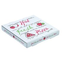 Caja pizza cartón ondulado Uibai 32x32 cm alimentario