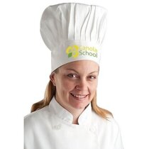 Gorro clásico para chef personalizado blanco