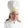 Gorro clásico para chef personalizado blanco