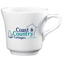 Taza de té personalizada blanca Taza de té personalizada blanca