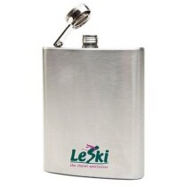 Petaca Ambohibary acero con cierre hermético pulido