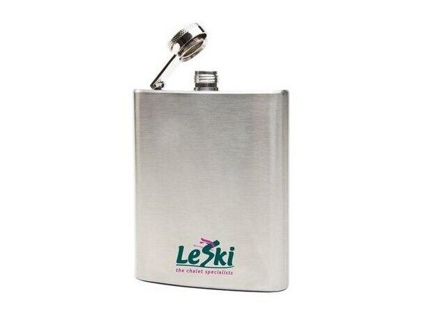 Petaca Ambohibary acero con cierre hermético pulido