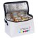 Bolsa nevera básica con correa exterior personalizada blanca