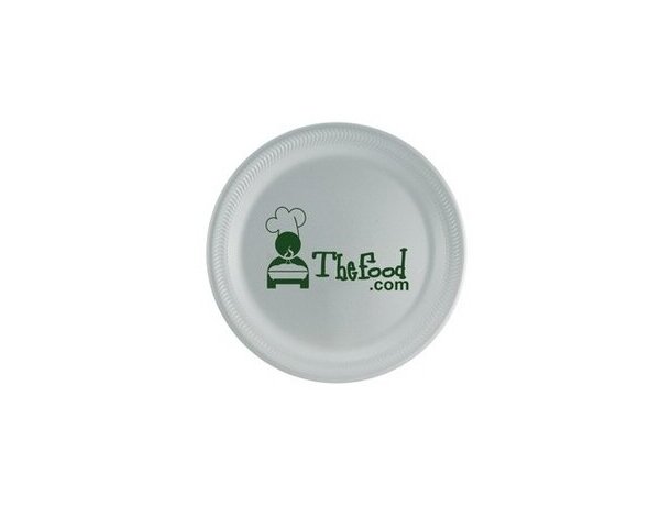 Platos desechables personalizado blanco Platos desechables personalizado blanco