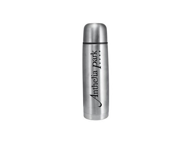 Termo de 350 ml personalizado gris claro