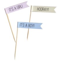 Banderín publicitario Andilamena papel alimentario