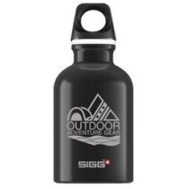 Botellín de aluminio para agua 300 ml personalizado negro