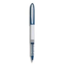 Bolígrafo roller en plata barato azul Bolígrafo roller en plata barato azul
