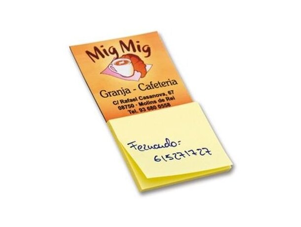 Bloc notas adhesivas magnético papel 25 hojas Gex