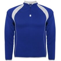 Sudadera deportiva ajustada personalizada azul Sudadera deportiva ajustada personalizada azul