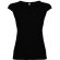 camiseta de mujer martinica de roly personalizada negra negro
