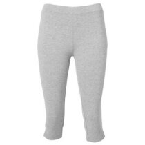 Mallas deportivas de mujer poliester algodón gris claro