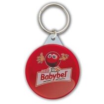 Llavero con chapa plastificada personalizado Llavero con chapa plastificada personalizado