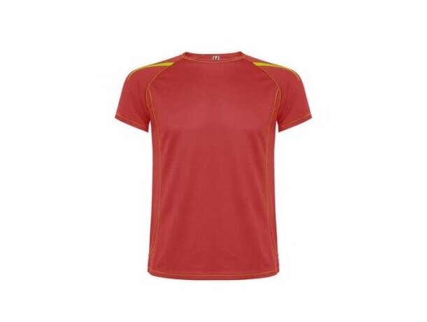 Camiseta manga corta de poliester con detalles