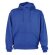 Sudadera con capucha y dos bolsillos grandes personalizada azul