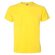 Camiseta de hombre 160 gr en manga corta amarilla para empresas