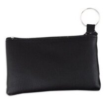 Monedero de polipiel en varios colores con anilla llavero