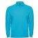 Polo de hombre con 3 botones azul claro barato