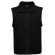 Chaleco fabricado en tejido polar negro con logo