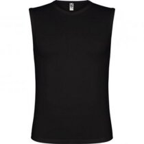 Camiseta sin mangas unisex tejido mixto blanca Camiseta sin mangas unisex tejido mixto blanca
