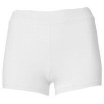Pantalón corto de mujer ceñido personalizado blanco