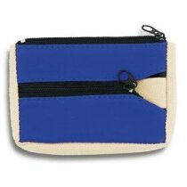 Monedero combinado en poliester y pvc personalizada
