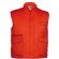 chaleco acolchado de trabajo personalizado rojo