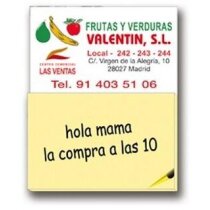 Imán flexible a todo color 0.5 con bloc de notas forma cuadrada personalizado Imán flexible a todo color 0.5 con bloc de notas forma cuadrada personalizado