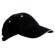 Gorra con visera sandwich en algodón negra