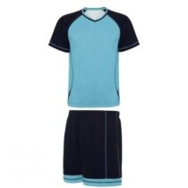 conjunto de fútbol camiseta mas pantalón corto personalizada azul conjunto de fútbol camiseta mas pantalón corto personalizada azul