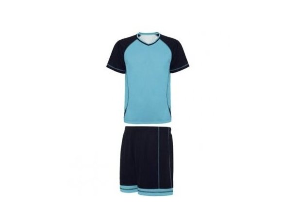 conjunto de fútbol camiseta mas pantalón corto personalizada azul conjunto de fútbol camiseta mas pantalón corto personalizada azul