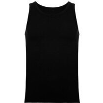 Camiseta sin mangas unisex en algodón blanca Camiseta sin mangas unisex en algodón blanca