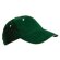 Gorra con visera sandwich en algodón verde