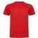 Camiseta técnica Montecarlo manga corta unisex Roly 135 gr roja