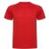 Camiseta técnica manga corta unisex 135 gr roja