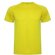 Camiseta técnica manga corta unisex 135 gr amarilla