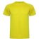 Camiseta técnica manga corta unisex 135 gr amarilla
