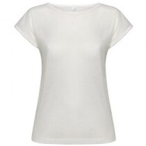 Camiseta Roly blanca de mujer para sublimación